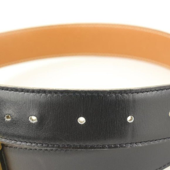 Hermès Black x Brown 32mm Reversible H Logo Belt Kit 84h615s main image 9